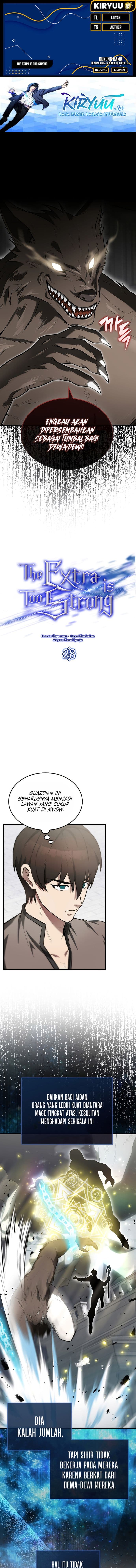 Halaman 1 dari The Extra Is Too Powerful Chapter 28