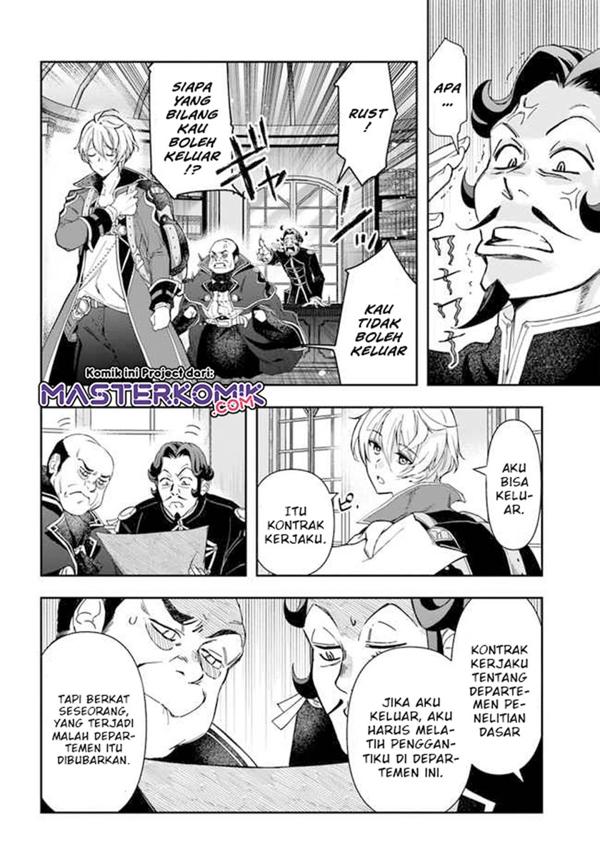 Halaman 22 dari Henkyou no Renkinjutsushi: Imasara Yosan Zero no Shokuba ni Modoru Toka Mou Muri Chapter 1