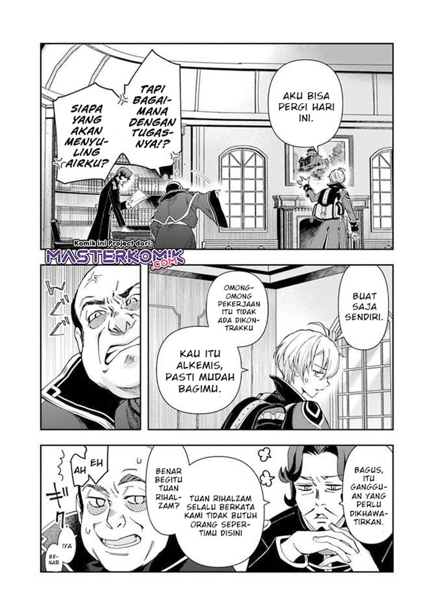 Halaman 23 dari Henkyou no Renkinjutsushi: Imasara Yosan Zero no Shokuba ni Modoru Toka Mou Muri Chapter 1