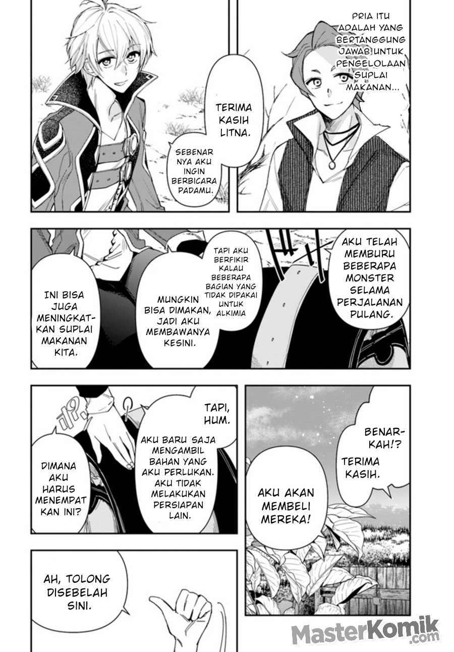 Halaman 5 dari Henkyou no Renkinjutsushi: Imasara Yosan Zero no Shokuba ni Modoru Toka Mou Muri Chapter 10