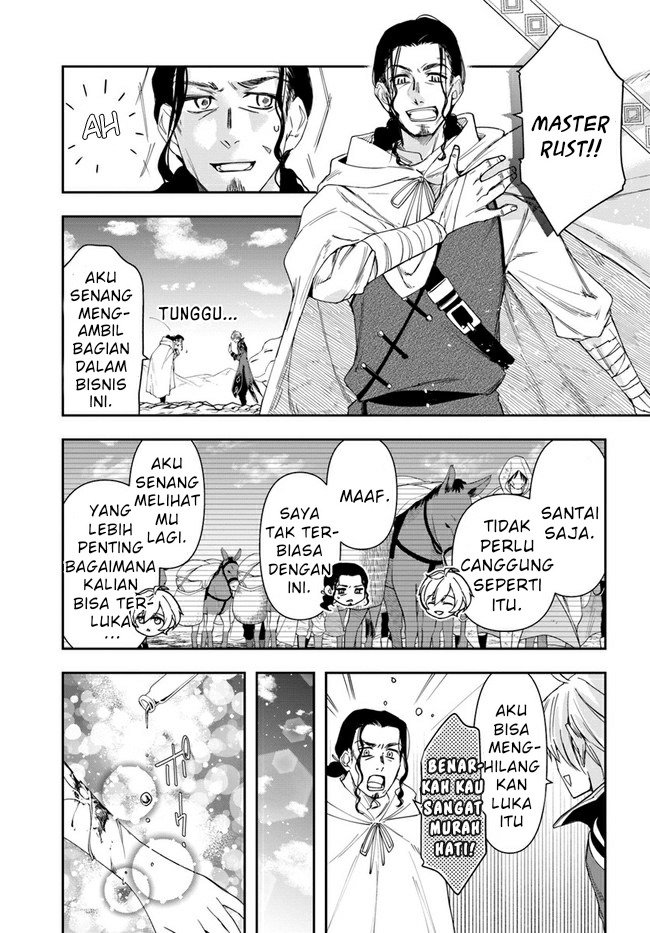 Halaman 11 dari Henkyou no Renkinjutsushi: Imasara Yosan Zero no Shokuba ni Modoru Toka Mou Muri Chapter 11.2