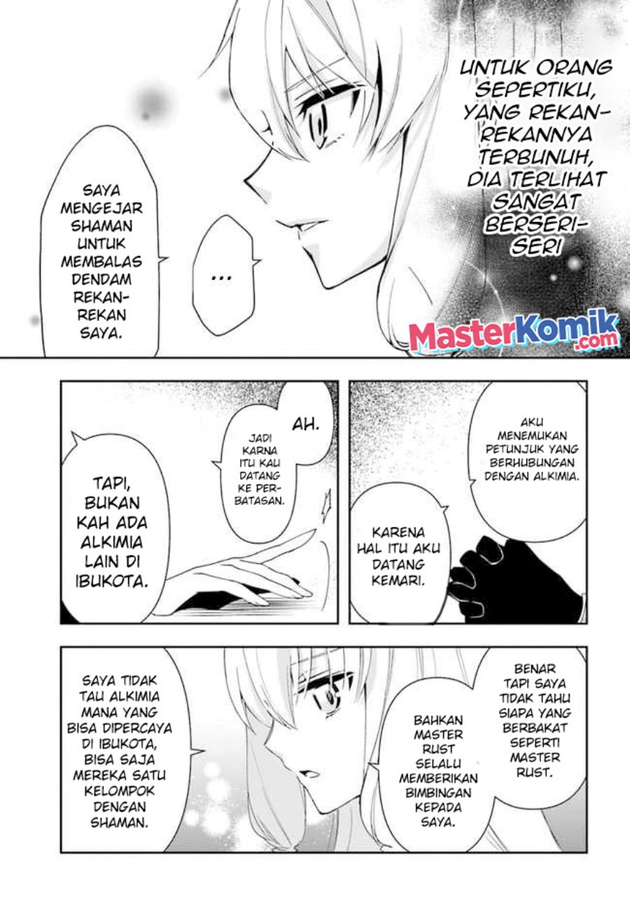 Halaman 12 dari Henkyou no Renkinjutsushi: Imasara Yosan Zero no Shokuba ni Modoru Toka Mou Muri Chapter 12.2