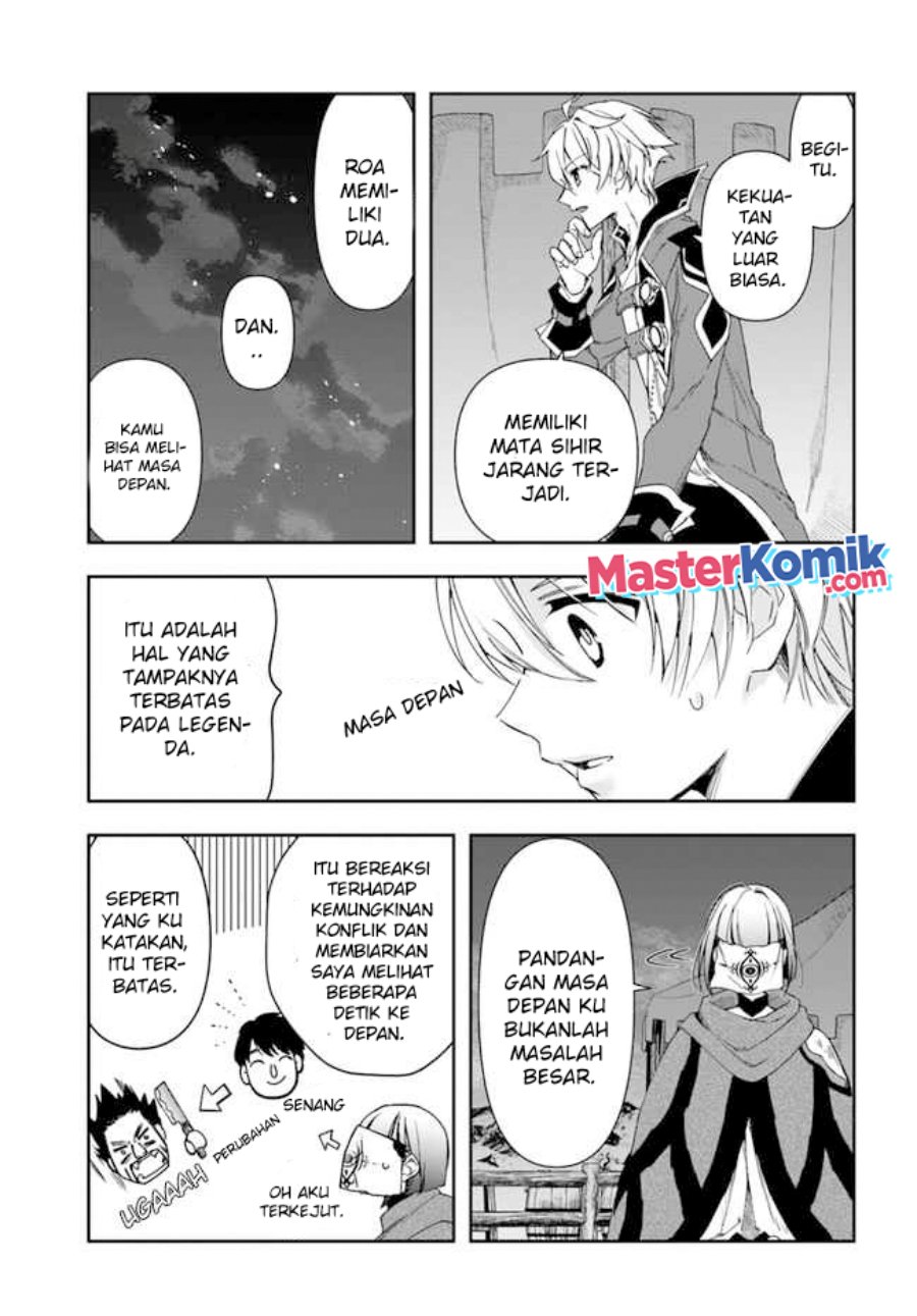 Halaman 9 dari Henkyou no Renkinjutsushi: Imasara Yosan Zero no Shokuba ni Modoru Toka Mou Muri Chapter 13.2