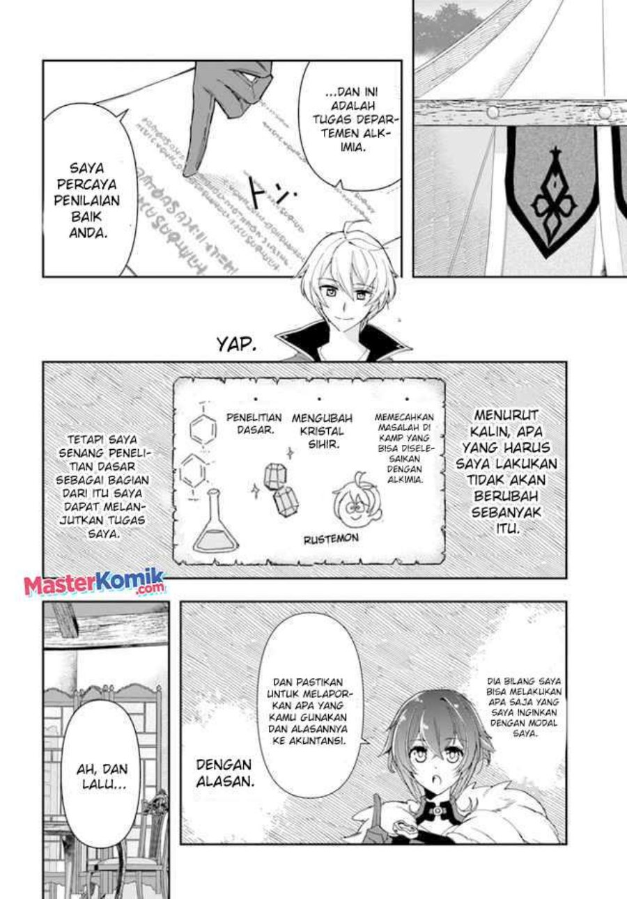 Halaman 13 dari Henkyou no Renkinjutsushi: Imasara Yosan Zero no Shokuba ni Modoru Toka Mou Muri Chapter 14.1
