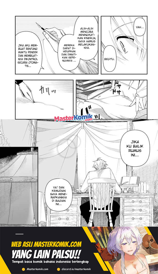 Halaman 6 dari Henkyou no Renkinjutsushi: Imasara Yosan Zero no Shokuba ni Modoru Toka Mou Muri Chapter 15.1
