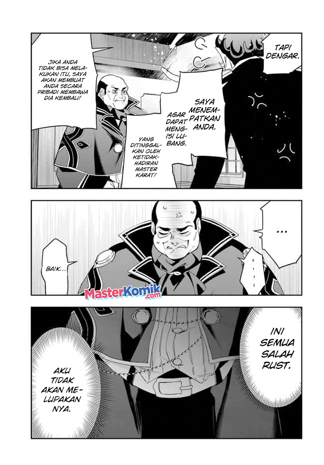 Halaman 10 dari Henkyou no Renkinjutsushi: Imasara Yosan Zero no Shokuba ni Modoru Toka Mou Muri Chapter 15.2