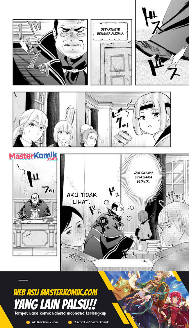 Halaman 11 dari Henkyou no Renkinjutsushi: Imasara Yosan Zero no Shokuba ni Modoru Toka Mou Muri Chapter 15.2