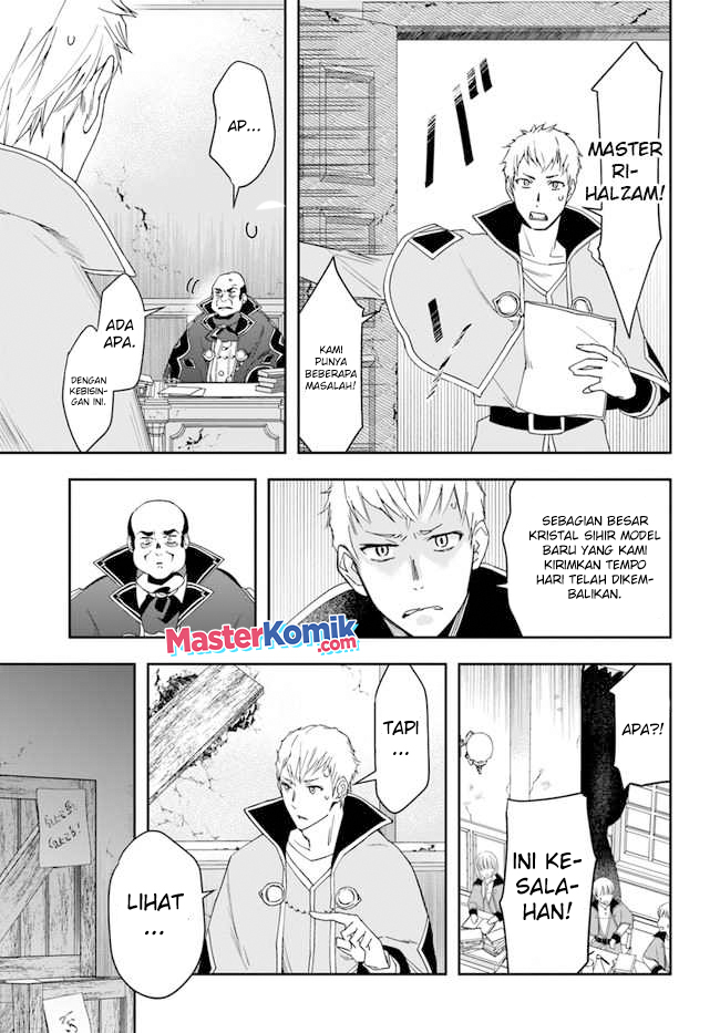 Halaman 12 dari Henkyou no Renkinjutsushi: Imasara Yosan Zero no Shokuba ni Modoru Toka Mou Muri Chapter 15.2