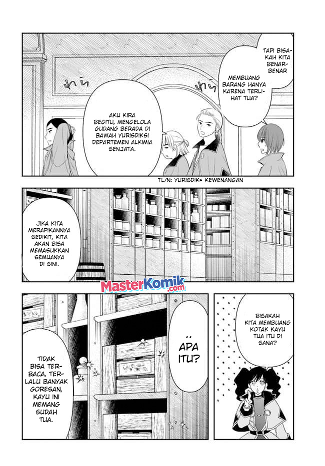 Halaman 15 dari Henkyou no Renkinjutsushi: Imasara Yosan Zero no Shokuba ni Modoru Toka Mou Muri Chapter 15.2