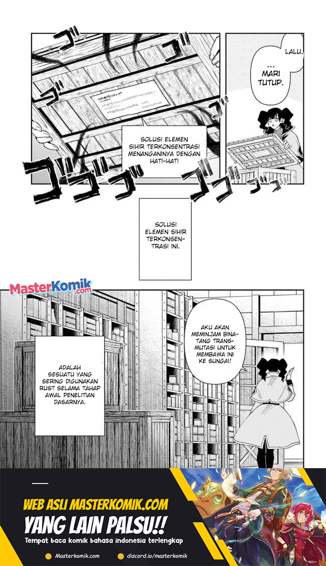 Halaman 18 dari Henkyou no Renkinjutsushi: Imasara Yosan Zero no Shokuba ni Modoru Toka Mou Muri Chapter 15.2