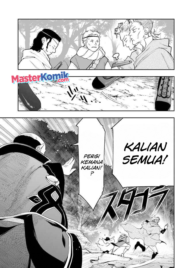 Halaman 12 dari Henkyou no Renkinjutsushi: Imasara Yosan Zero no Shokuba ni Modoru Toka Mou Muri Chapter 16.2