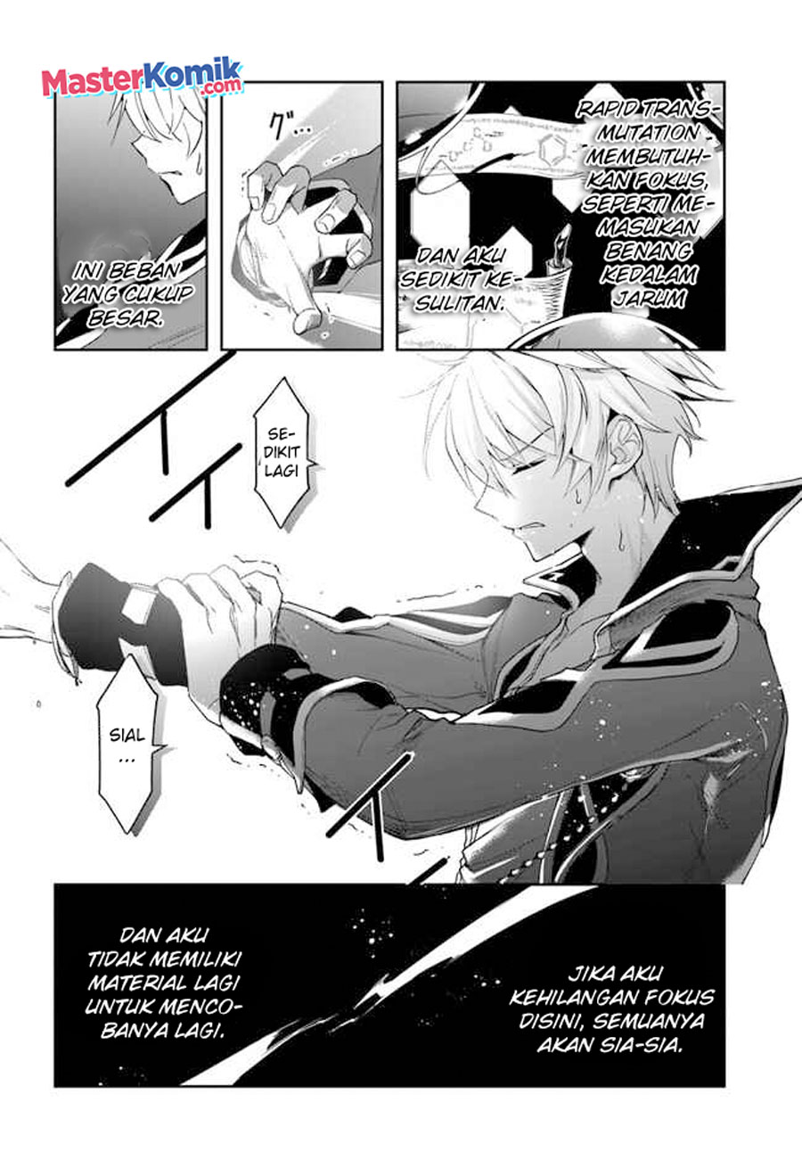 Halaman 19 dari Henkyou no Renkinjutsushi: Imasara Yosan Zero no Shokuba ni Modoru Toka Mou Muri Chapter 19.2