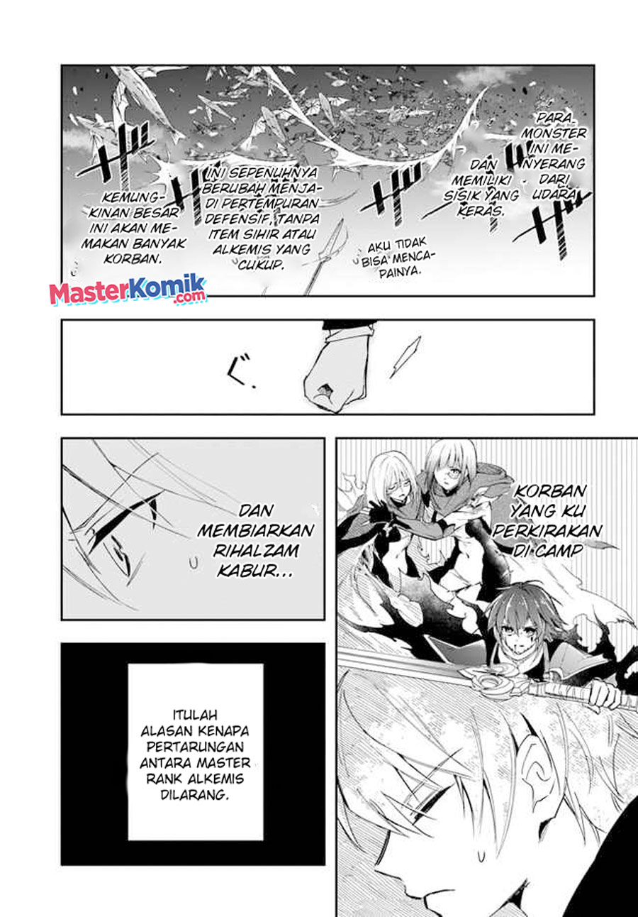 Halaman 4 dari Henkyou no Renkinjutsushi: Imasara Yosan Zero no Shokuba ni Modoru Toka Mou Muri Chapter 19.2