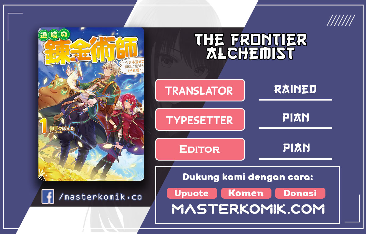Halaman 1 dari Henkyou no Renkinjutsushi: Imasara Yosan Zero no Shokuba ni Modoru Toka Mou Muri Chapter 2