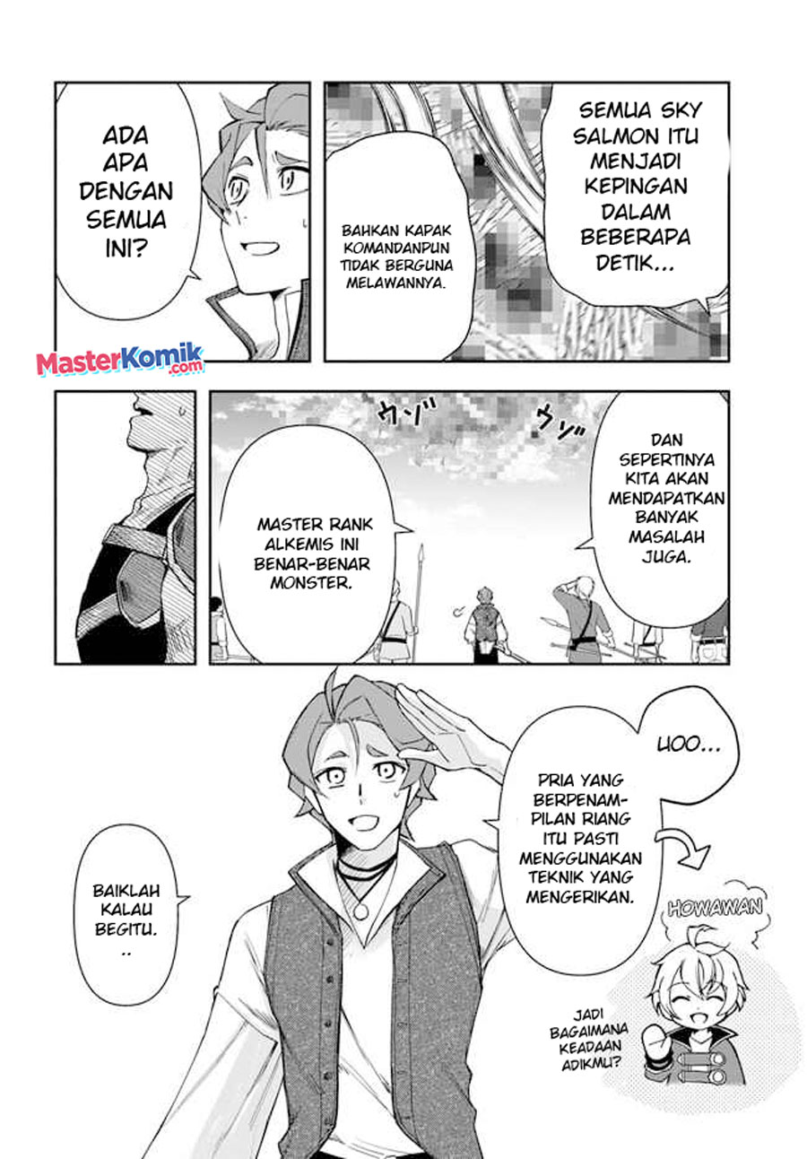 Halaman 13 dari Henkyou no Renkinjutsushi: Imasara Yosan Zero no Shokuba ni Modoru Toka Mou Muri Chapter 20.2