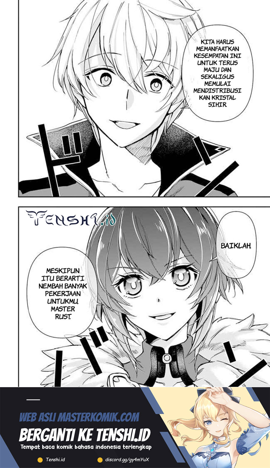 Halaman 16 dari Henkyou no Renkinjutsushi: Imasara Yosan Zero no Shokuba ni Modoru Toka Mou Muri Chapter 22.1