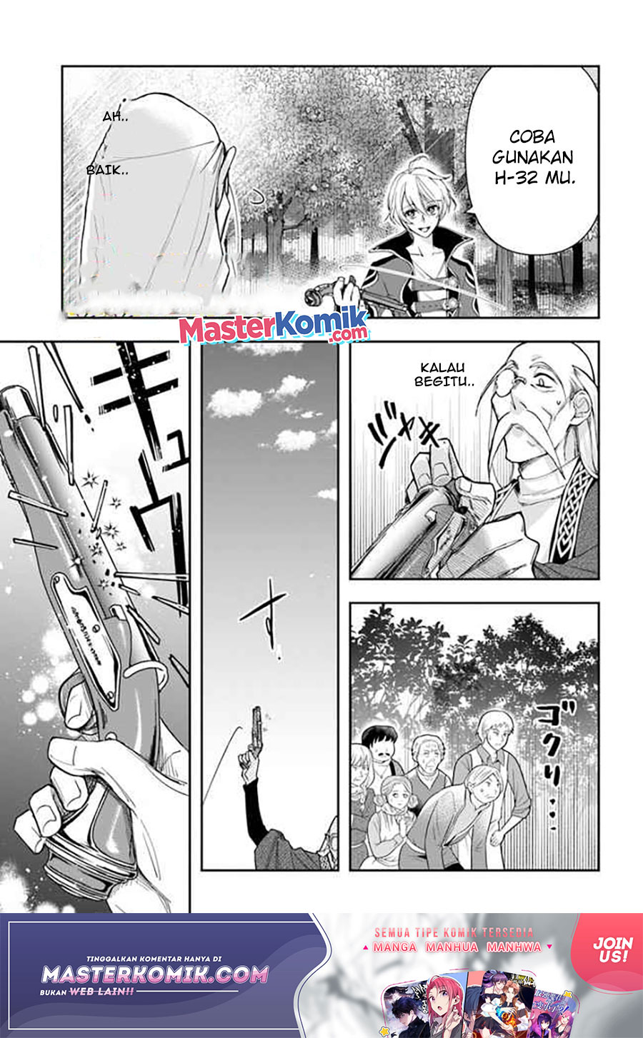 Halaman 2 dari Henkyou no Renkinjutsushi: Imasara Yosan Zero no Shokuba ni Modoru Toka Mou Muri Chapter 4
