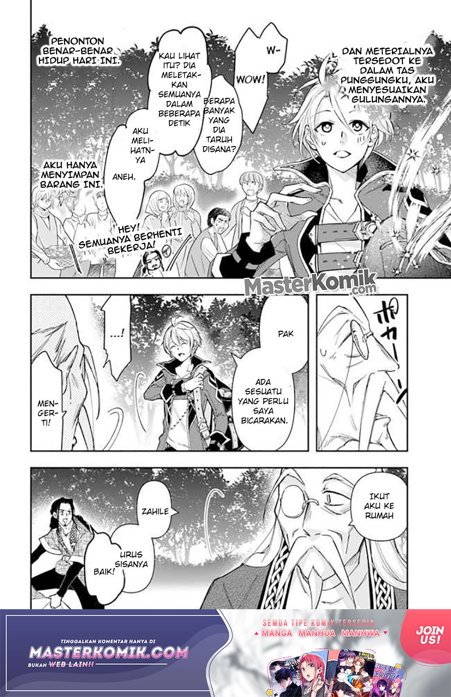 Halaman 9 dari Henkyou no Renkinjutsushi: Imasara Yosan Zero no Shokuba ni Modoru Toka Mou Muri Chapter 4
