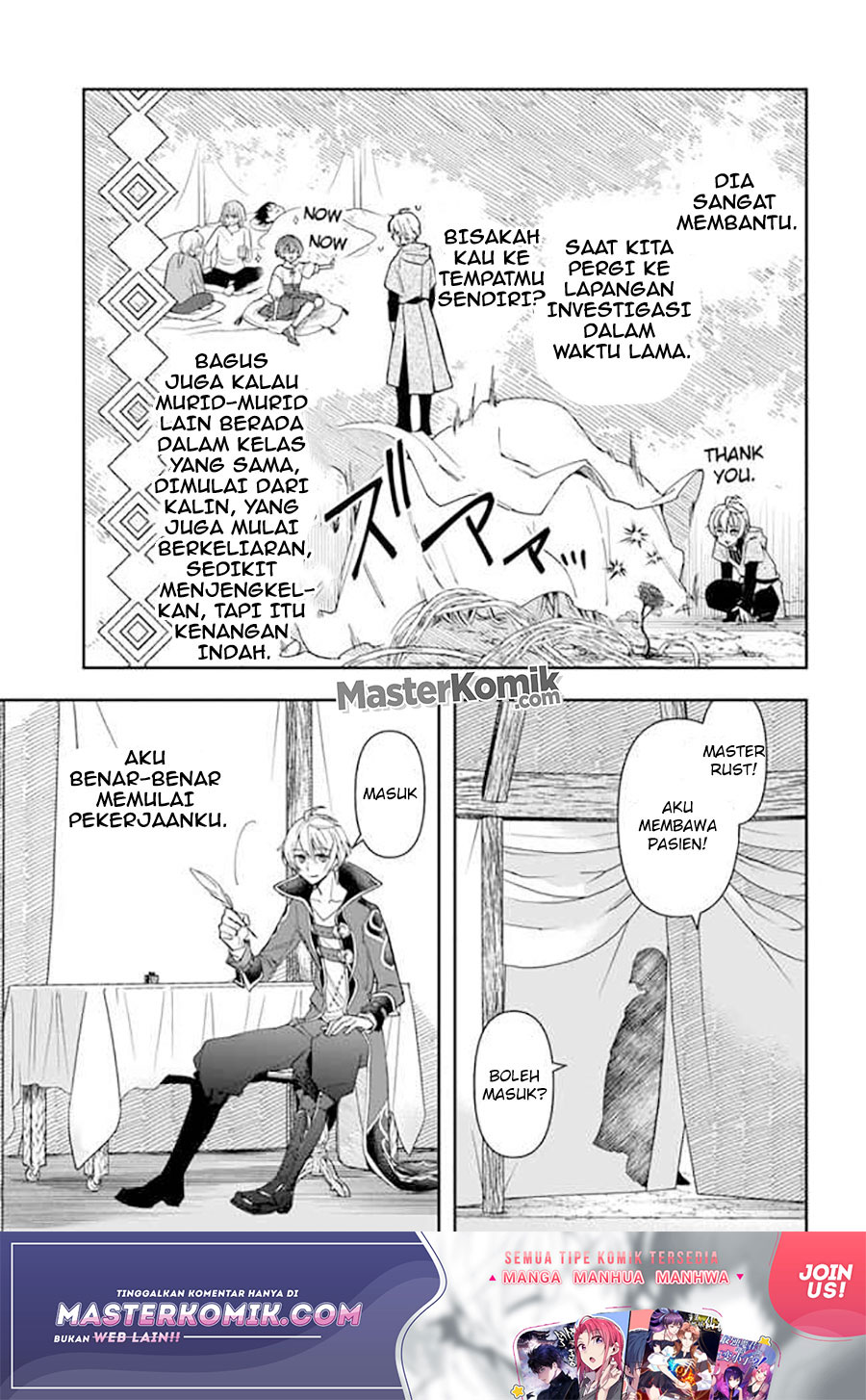 Halaman 17 dari Henkyou no Renkinjutsushi: Imasara Yosan Zero no Shokuba ni Modoru Toka Mou Muri Chapter 6