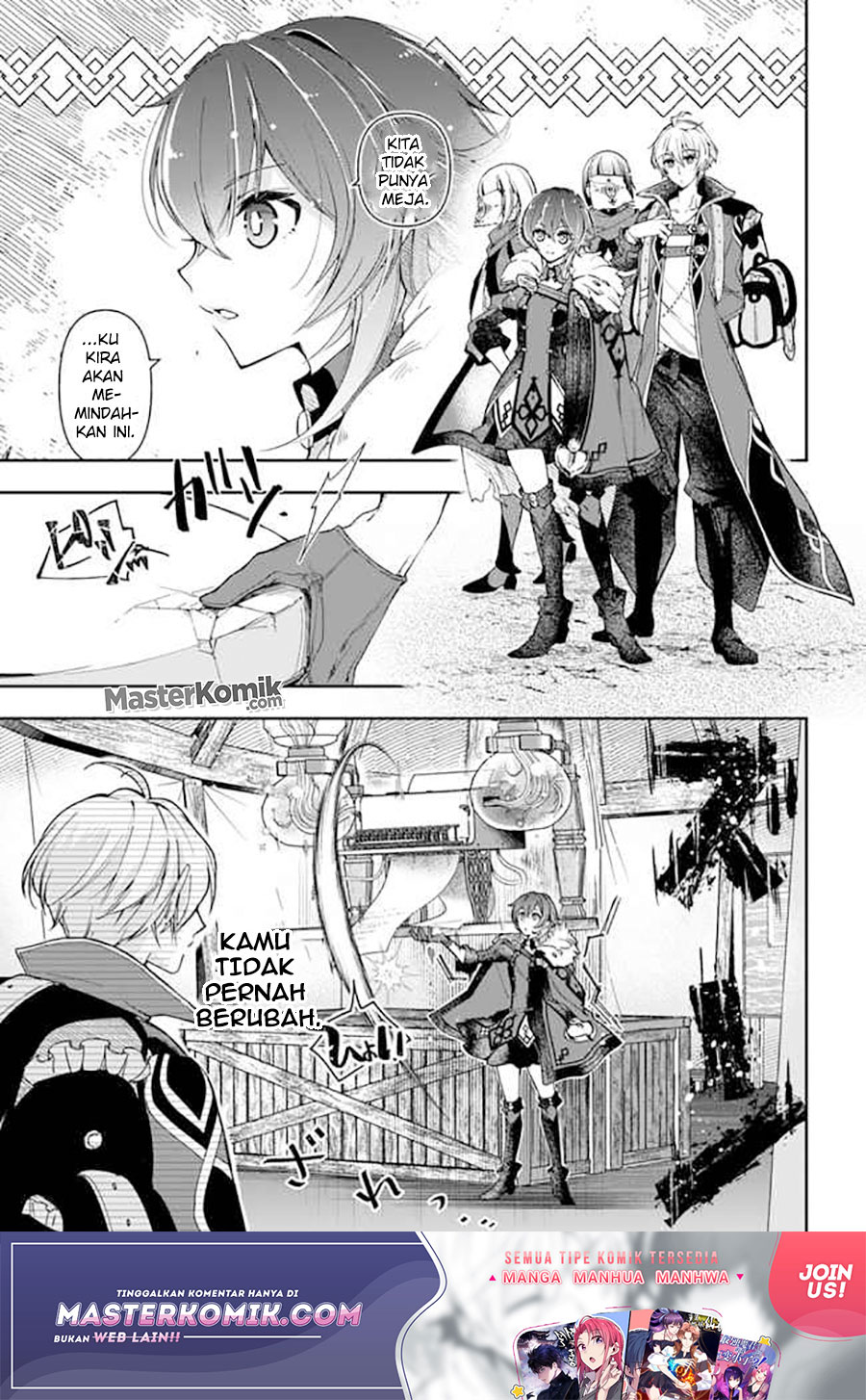 Halaman 5 dari Henkyou no Renkinjutsushi: Imasara Yosan Zero no Shokuba ni Modoru Toka Mou Muri Chapter 6