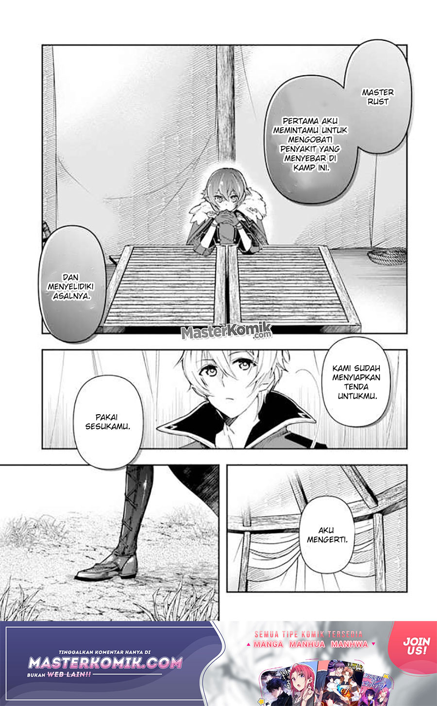 Halaman 9 dari Henkyou no Renkinjutsushi: Imasara Yosan Zero no Shokuba ni Modoru Toka Mou Muri Chapter 6