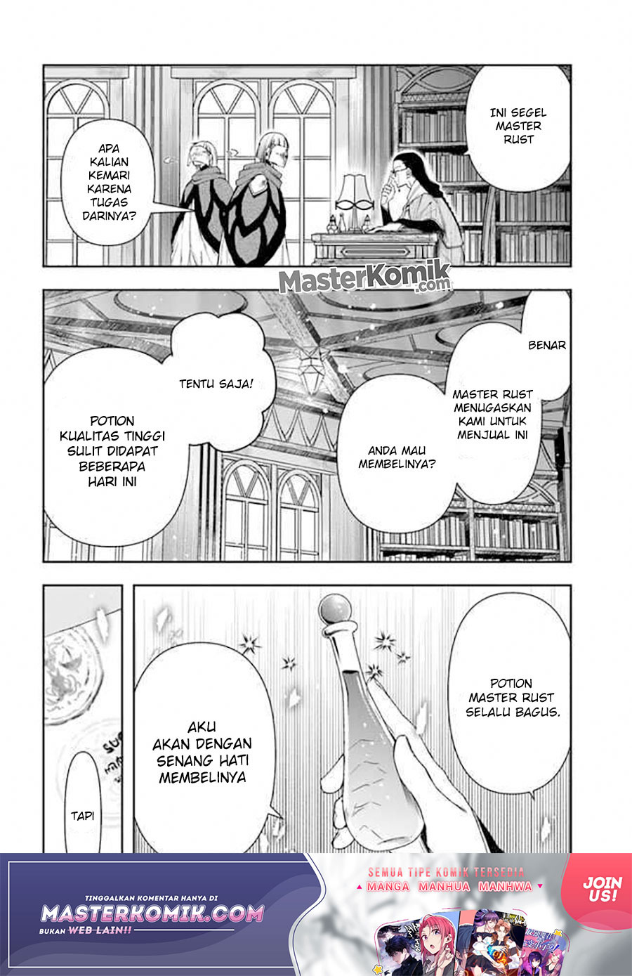 Halaman 11 dari Henkyou no Renkinjutsushi: Imasara Yosan Zero no Shokuba ni Modoru Toka Mou Muri Chapter 8.2