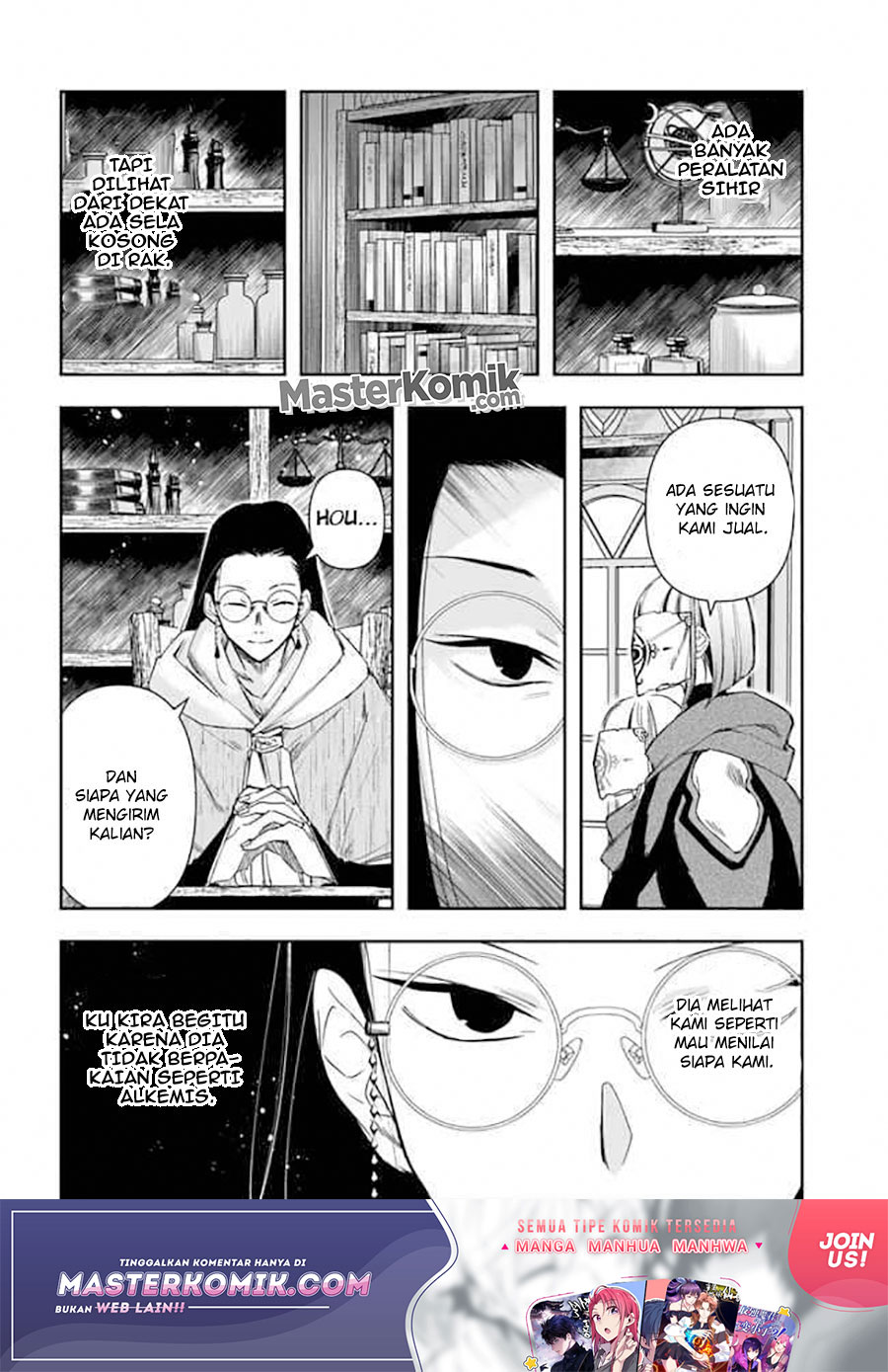 Halaman 9 dari Henkyou no Renkinjutsushi: Imasara Yosan Zero no Shokuba ni Modoru Toka Mou Muri Chapter 8.2