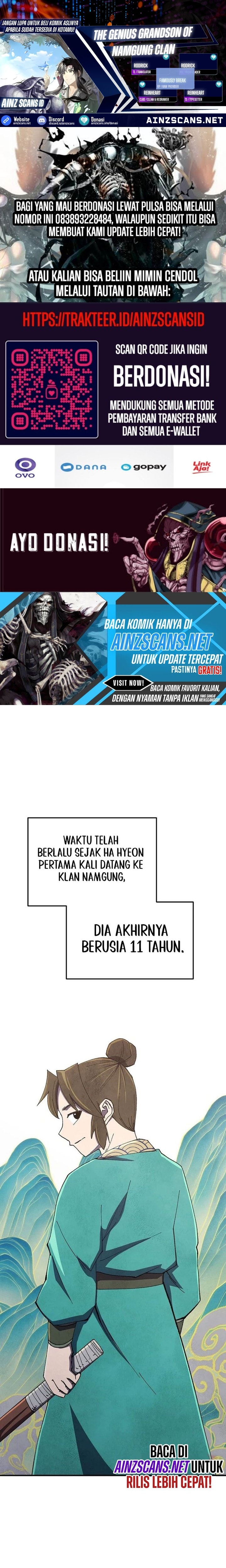 Halaman 1 dari The Genius Grandson of House Namgung Chapter 22