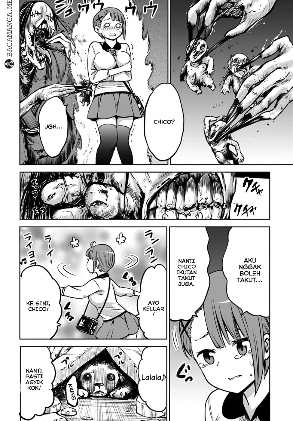 Halaman 11 dari The Girl Who See It Chapter 10