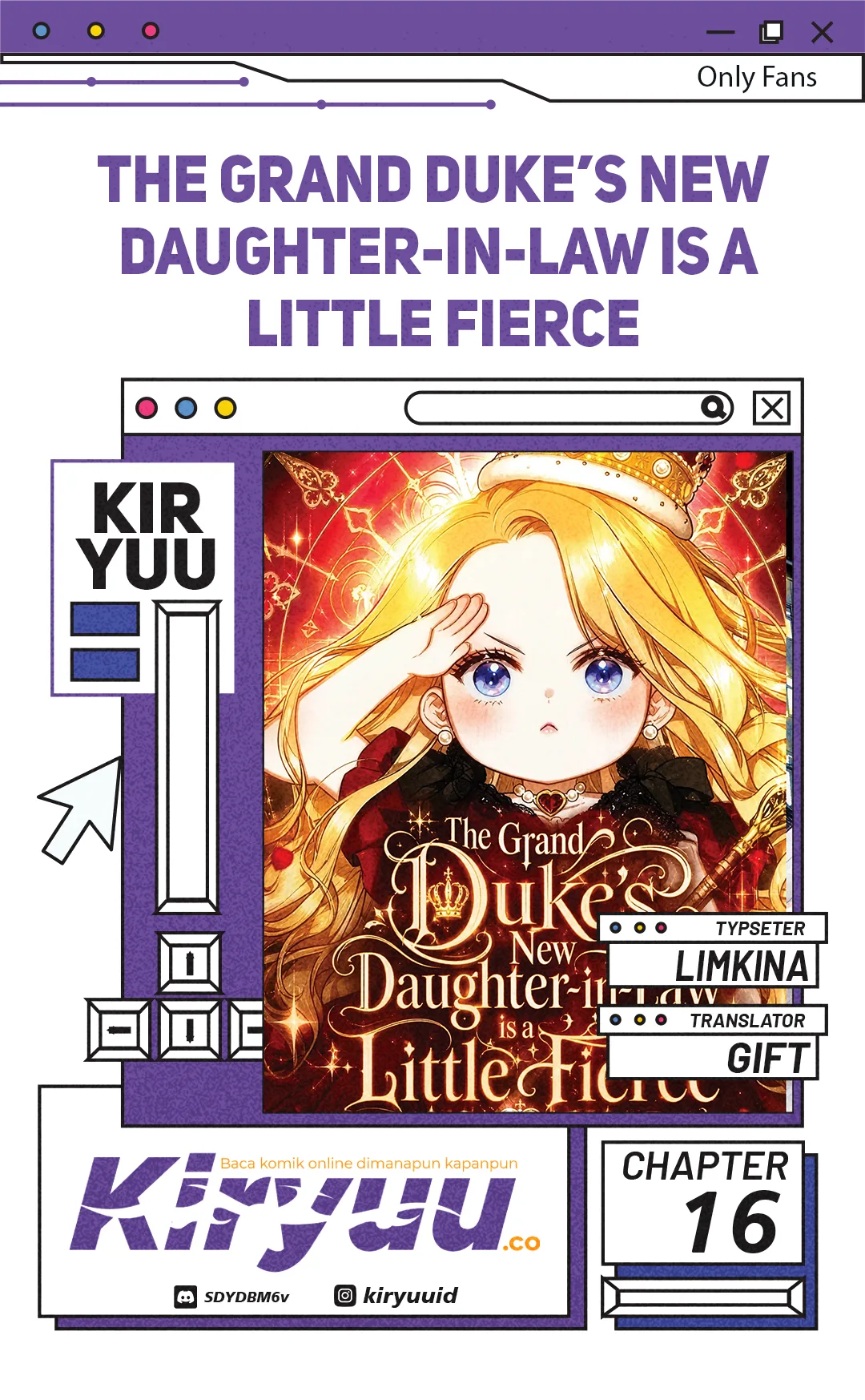 Halaman 1 dari The Grand Duke's New Daughter-In-Law Is a Little Fierce Chapter 16