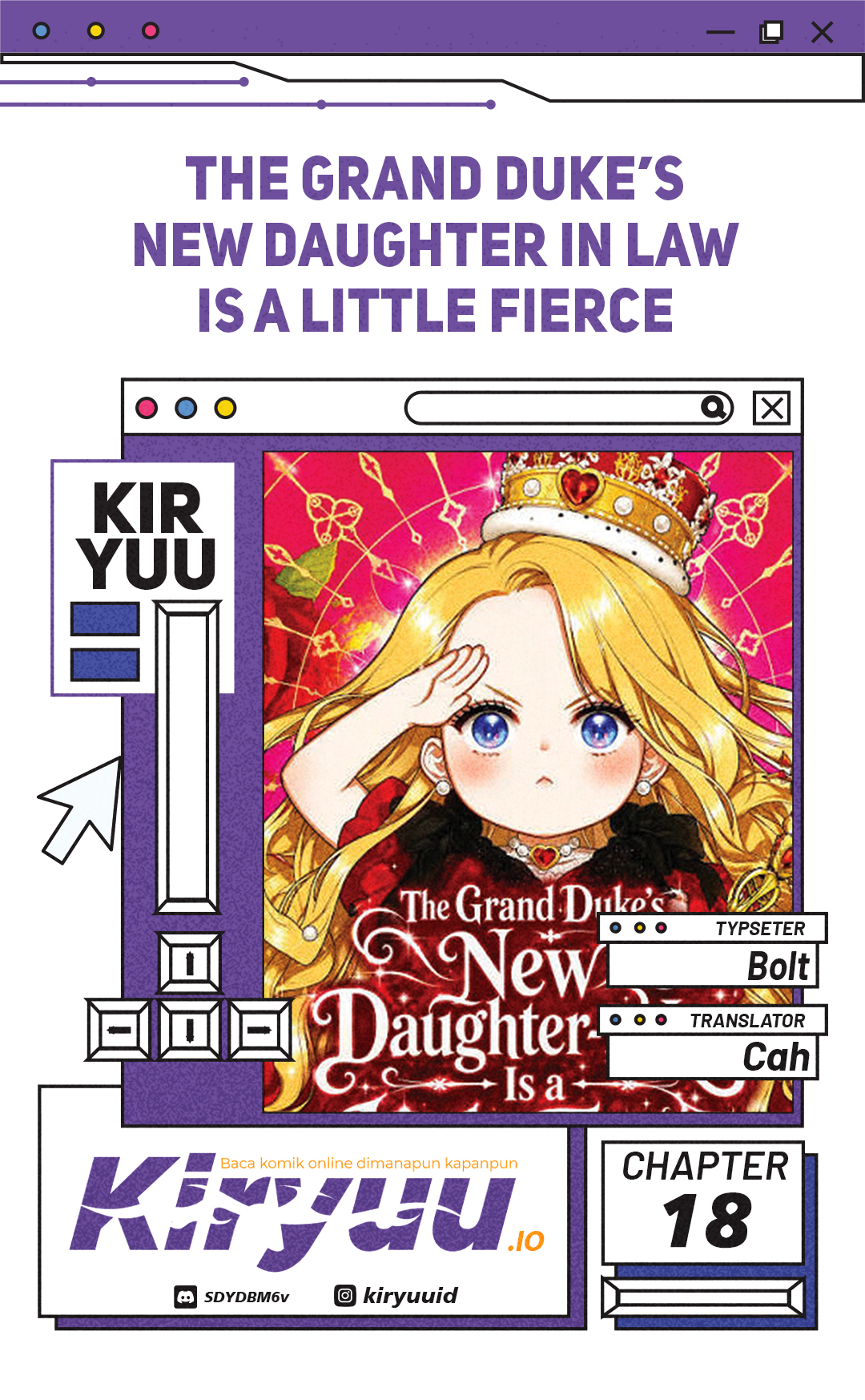 Halaman 1 dari The Grand Duke's New Daughter-In-Law Is a Little Fierce Chapter 18