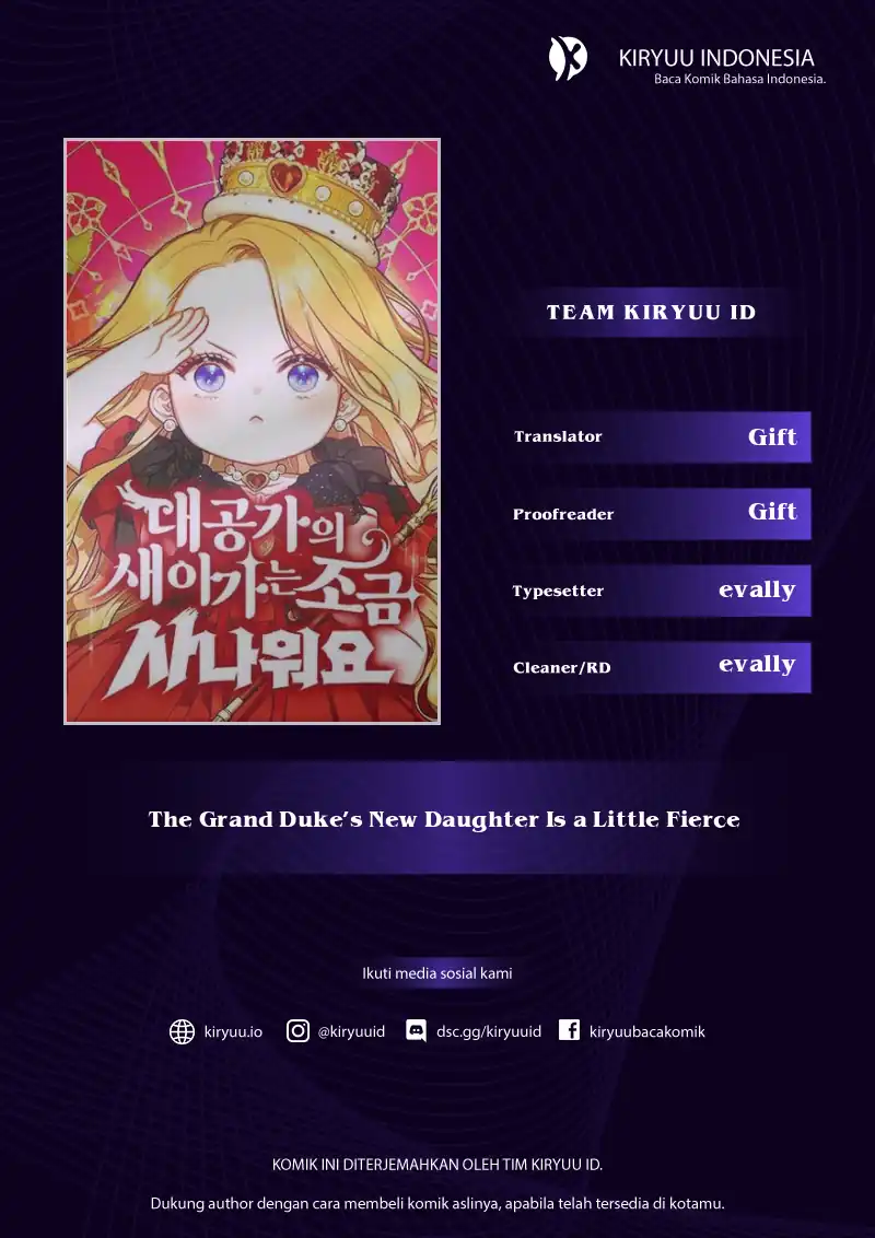 Halaman 1 dari The Grand Duke's New Daughter-In-Law Is a Little Fierce Chapter 8