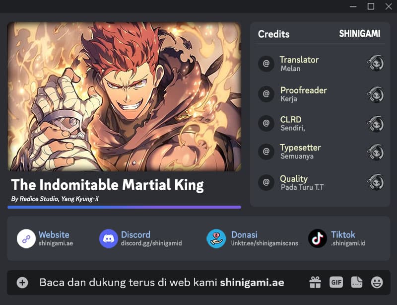 Halaman 1 dari The Indomitable Martial King Chapter 12