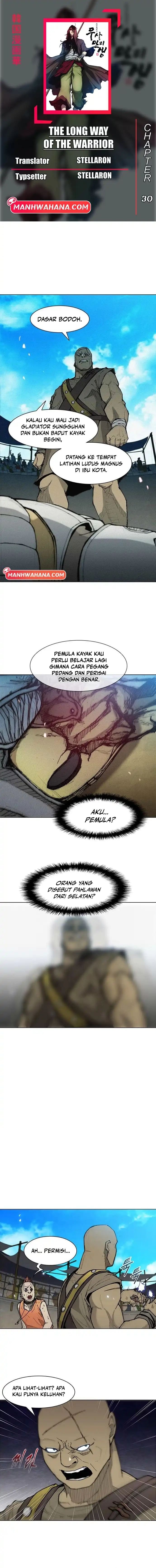 Halaman 1 dari The Long Way of the Warrior Chapter 30