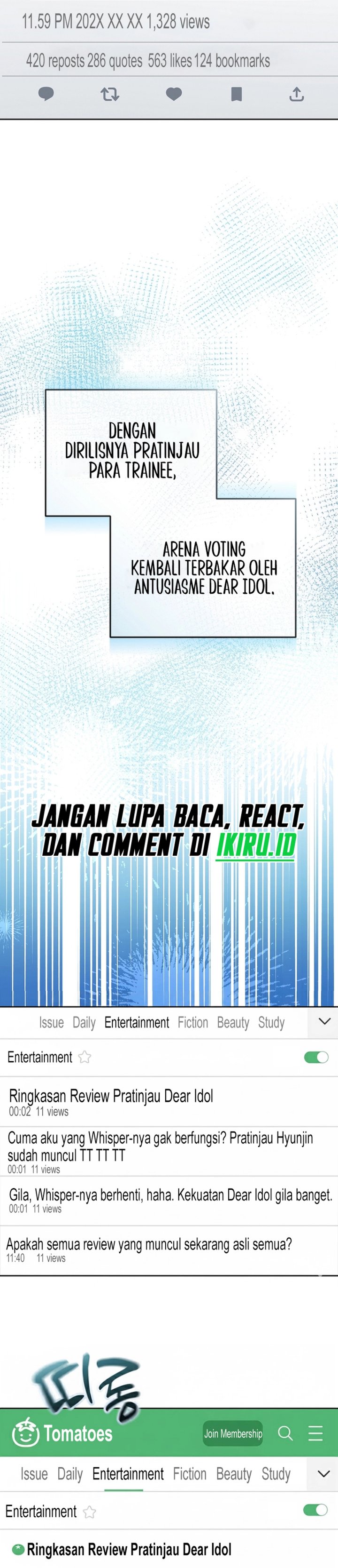 Halaman 33 dari The Lucky Plan of a Second Life Idol Chapter 24