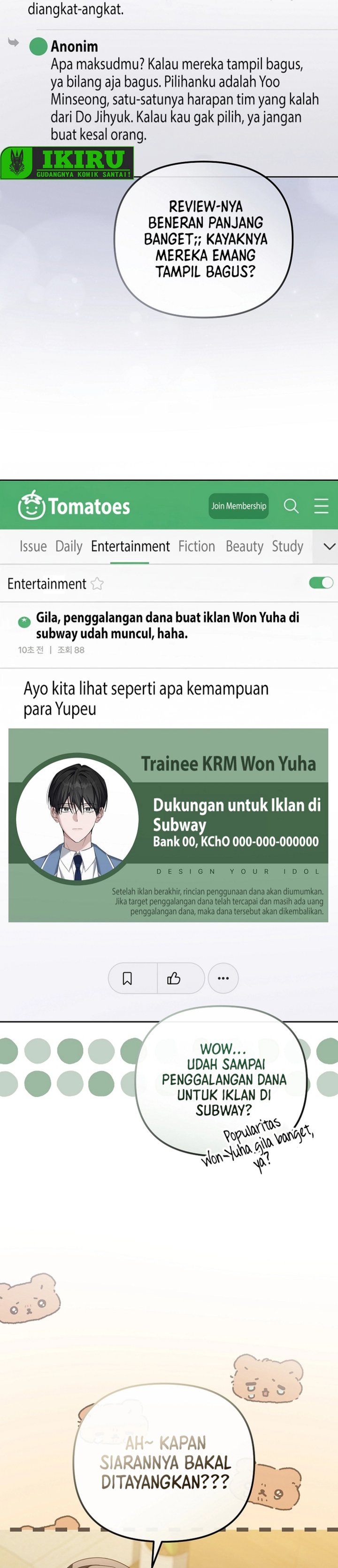 Halaman 39 dari The Lucky Plan of a Second Life Idol Chapter 24