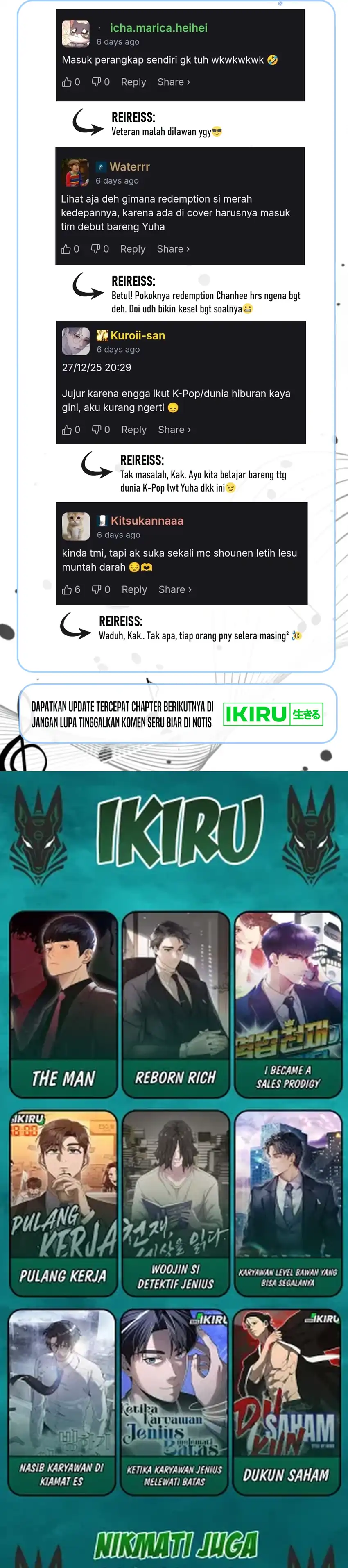 Halaman 49 dari The Lucky Plan of a Second Life Idol Chapter 27