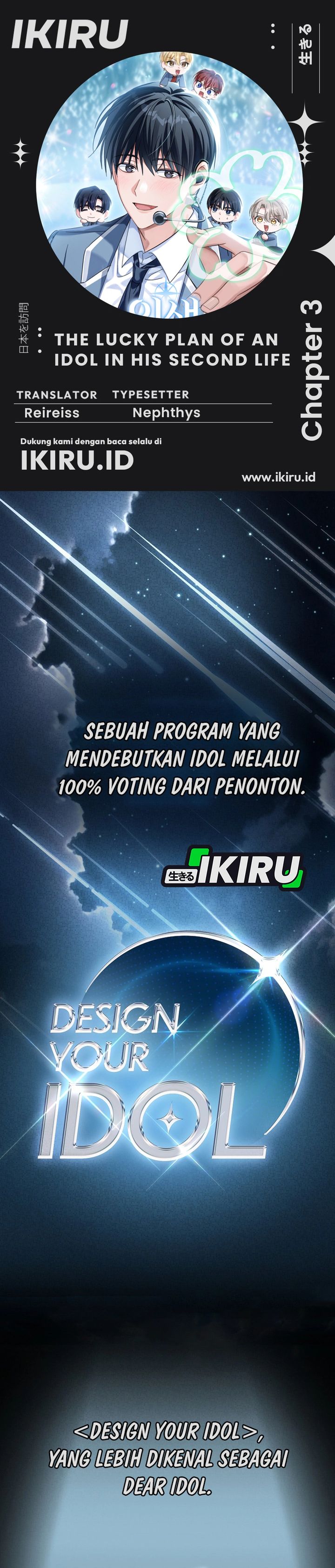 Halaman 1 dari The Lucky Plan of a Second Life Idol Chapter 3