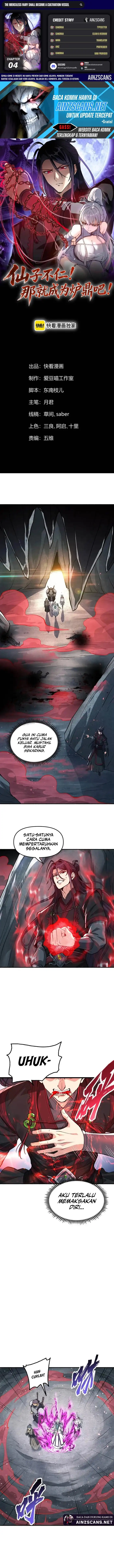 Halaman 1 dari Merciless Fairy Shall Become a Cultivation Vessel Chapter 4