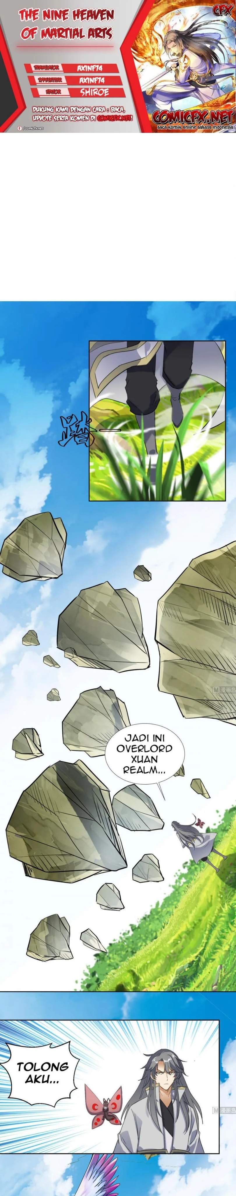 Halaman 1 dari The Nine Heaven of Martial Arts Chapter 190