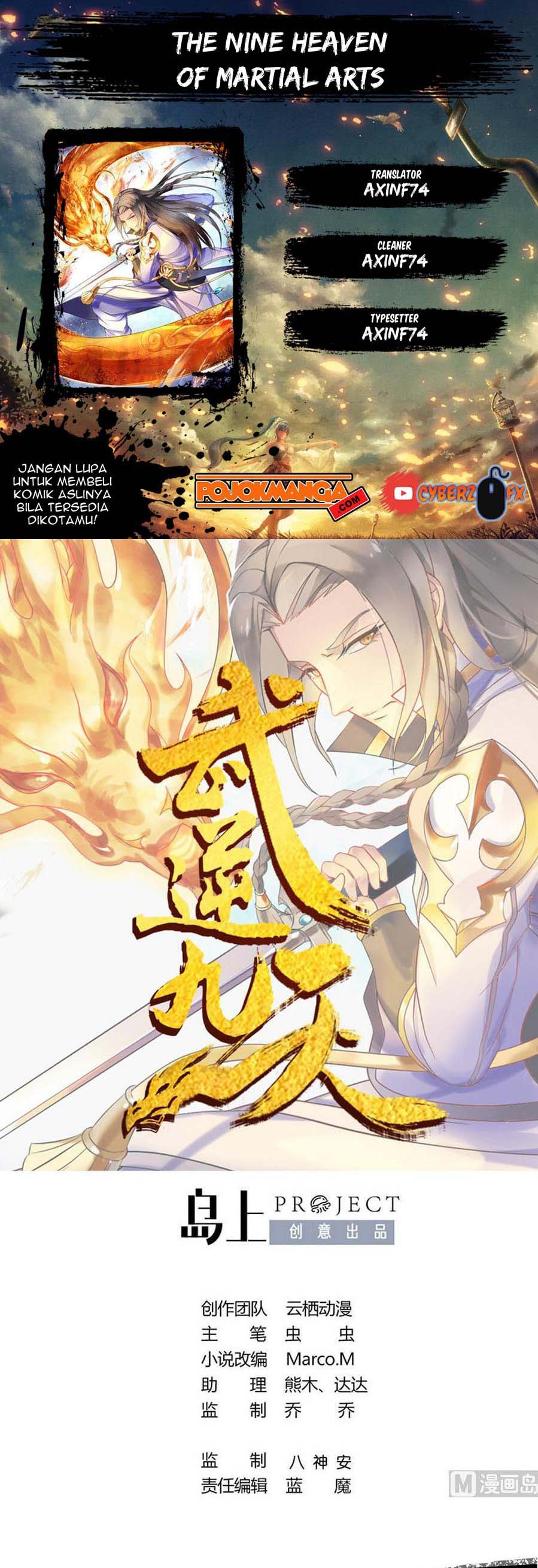 Halaman 1 dari The Nine Heaven of Martial Arts Chapter 2
