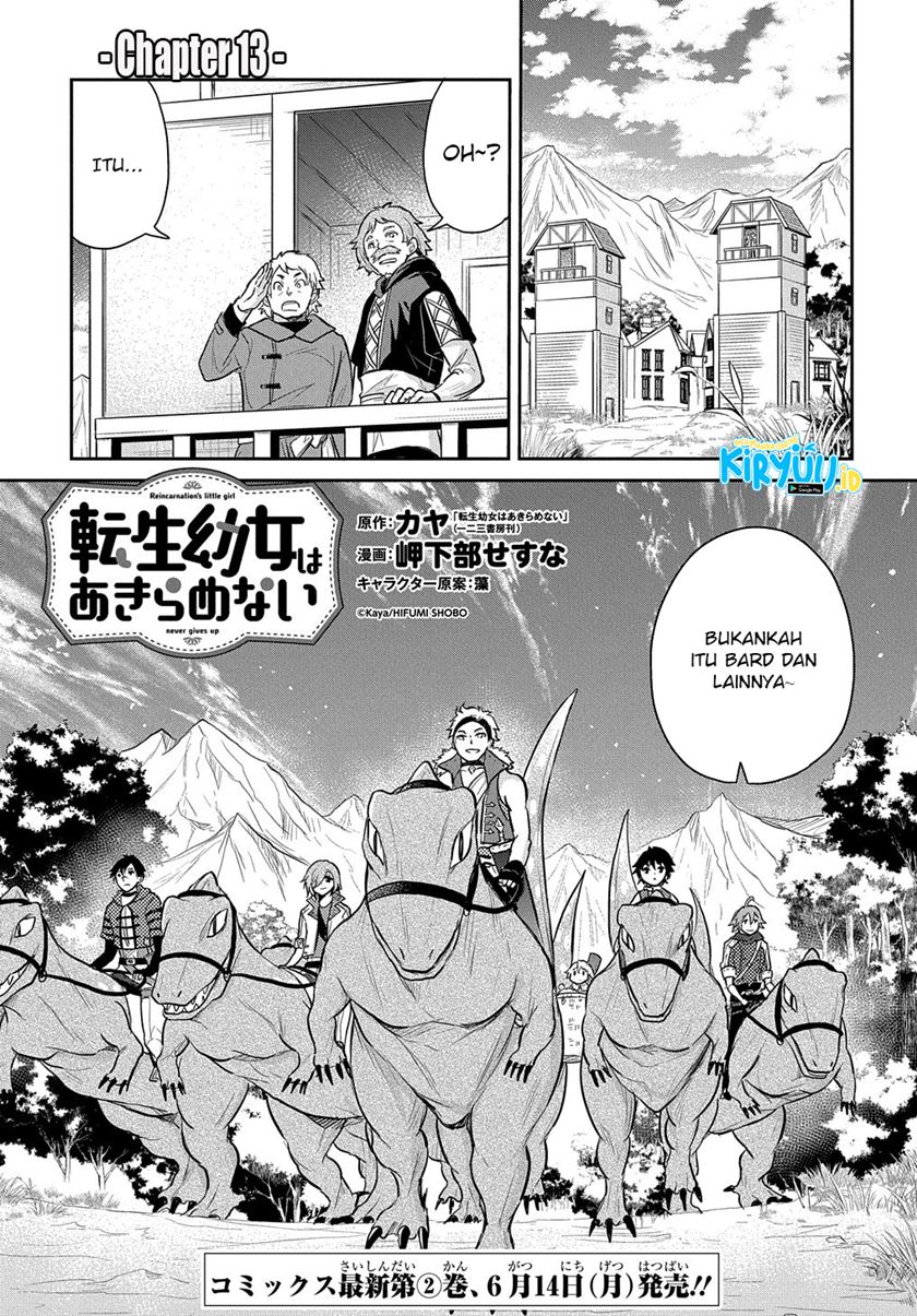 Halaman 3 dari Tensei Youjo wa Akiramenai Chapter 13