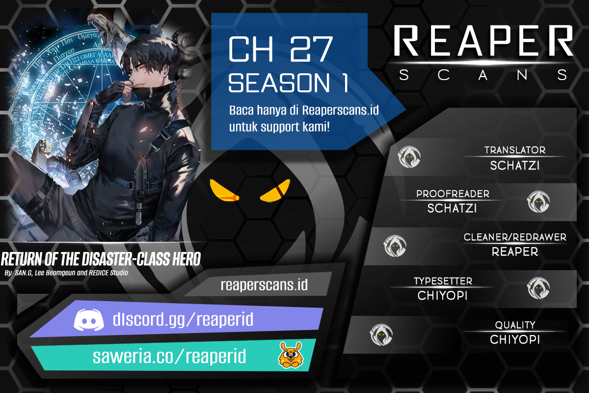 Halaman 1 dari The Return of the Disaster-Class Hero Chapter 27