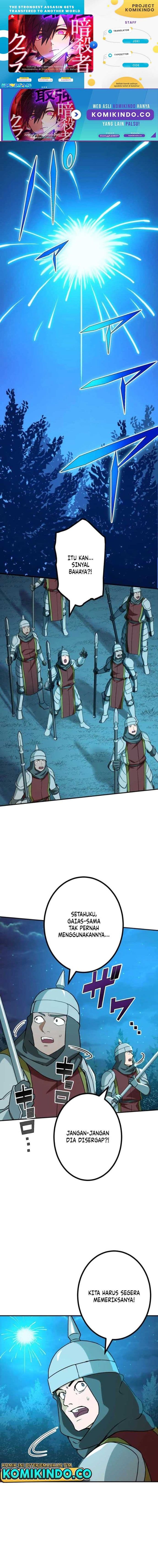 Halaman 1 dari The Strongest Assassin Gets Transferred to Another World With His Whole Class Chapter 21