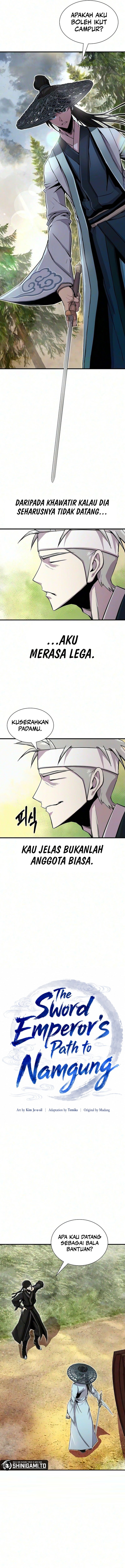 Halaman 11 dari The Sword Emperor's Path to Namgung Chapter 14