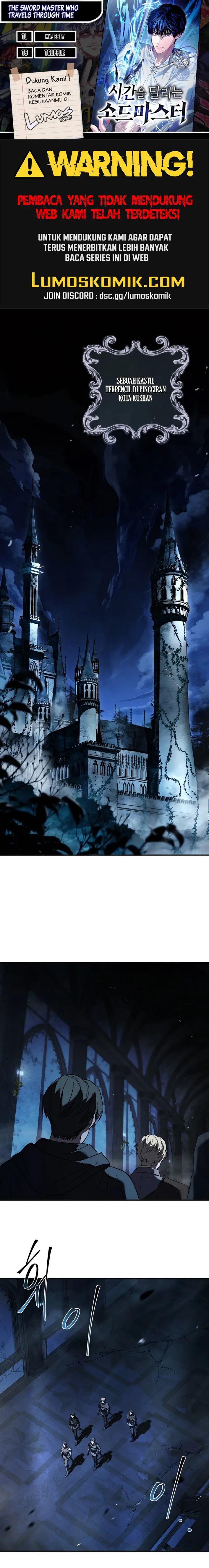 Halaman 1 dari The Swordmaster Who Travels Through Time Chapter 1