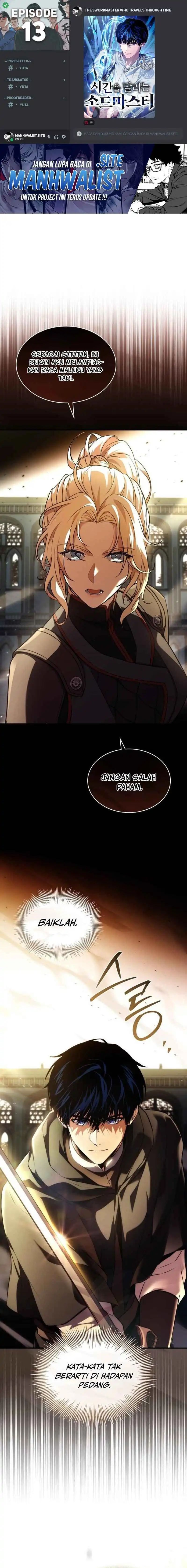 Halaman 1 dari The Swordmaster Who Travels Through Time Chapter 13