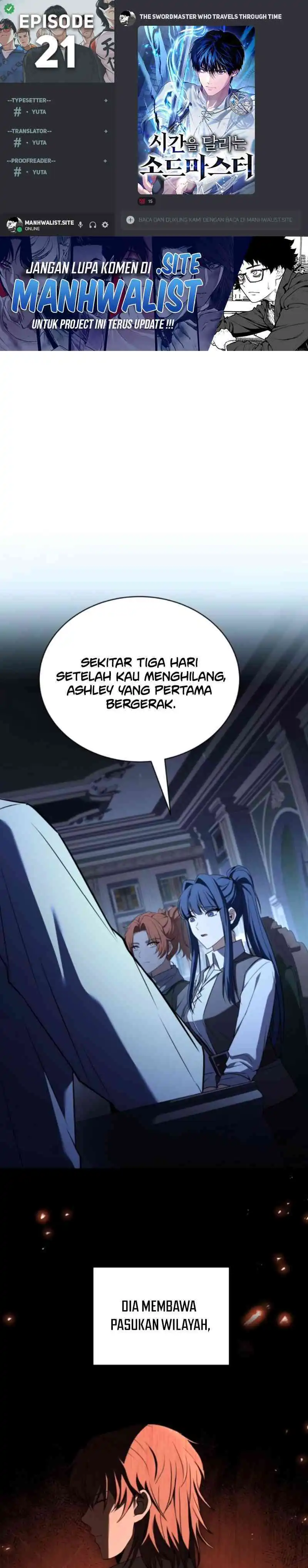 Halaman 1 dari The Swordmaster Who Travels Through Time Chapter 21
