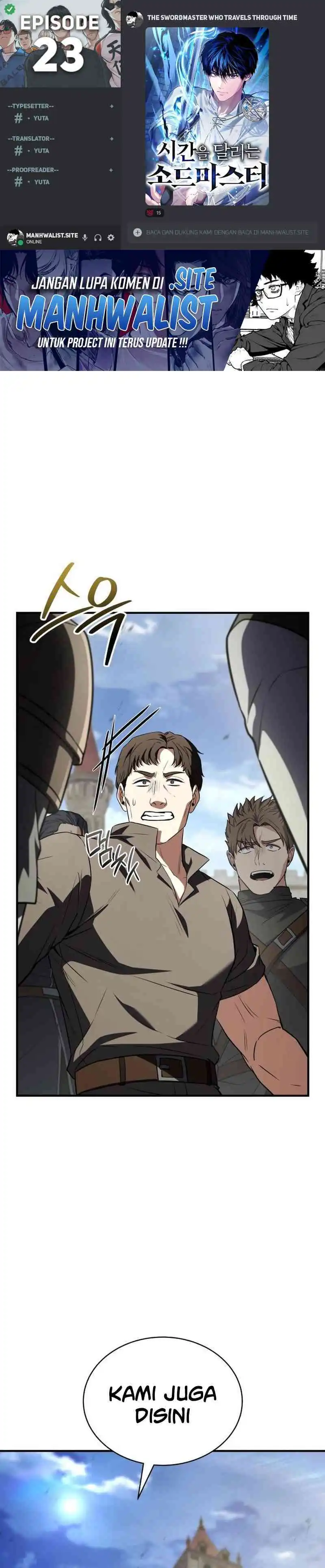 Halaman 1 dari The Swordmaster Who Travels Through Time Chapter 23