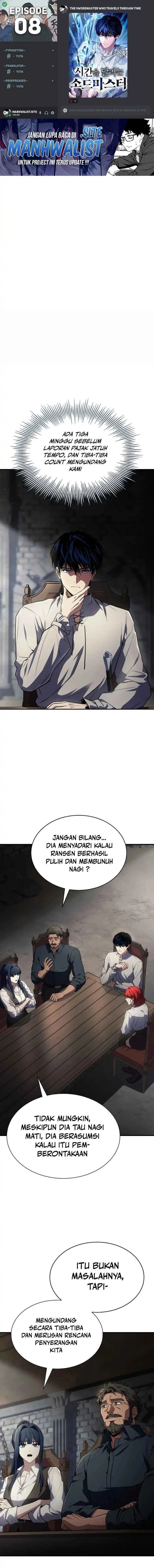 Halaman 1 dari The Swordmaster Who Travels Through Time Chapter 8